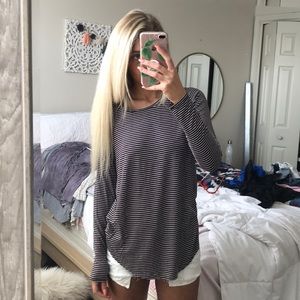 American Eagle Stripped Top